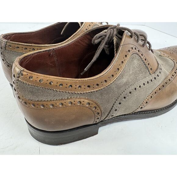 Herring \'Fencote\' Brown Leather Oxford Brogues 7.5 Dress Shoes main image 9